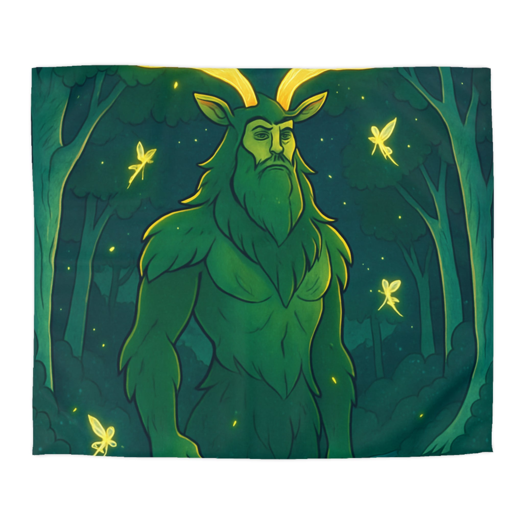 Housse de Couette Microfibre Illustration Unique Design Moderne Décoration Intérieure Raffinée