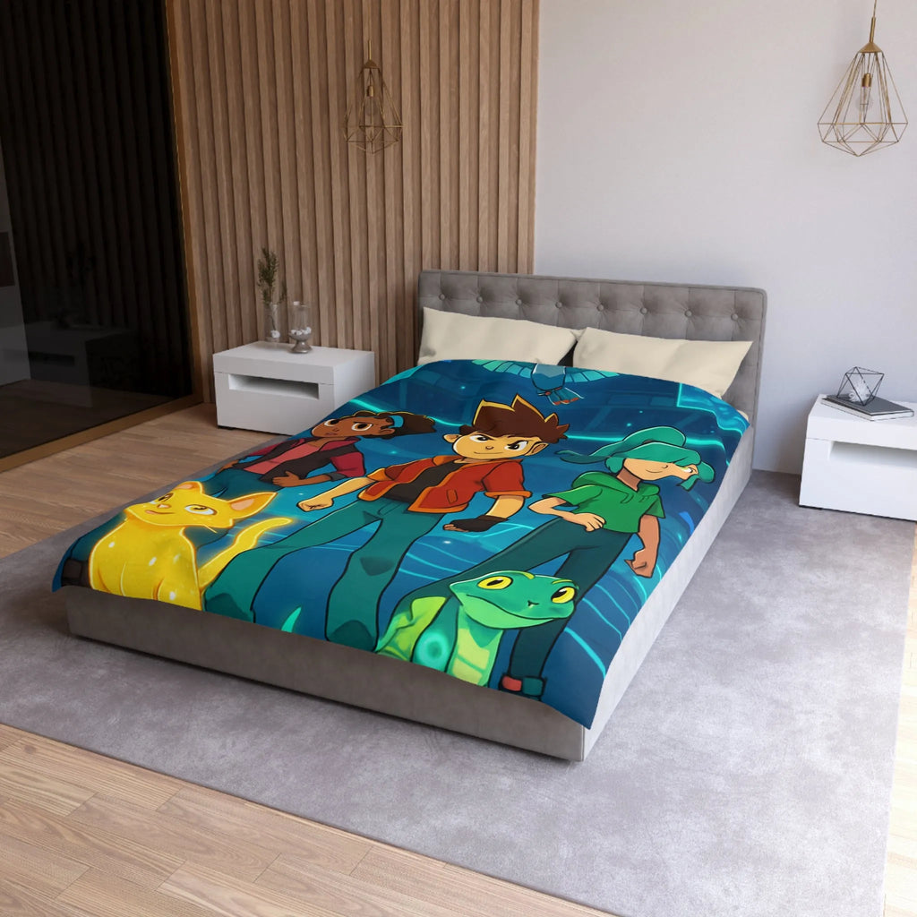 Housse de Couette Microfibre Création Artistique Moderne Design Exclusif Décoration Chambre