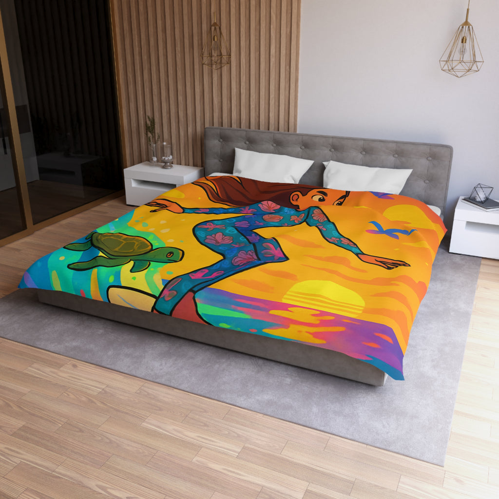 Housse de Couette Microfibre Création Artistique Moderne Design Exclusif Décoration Chambre