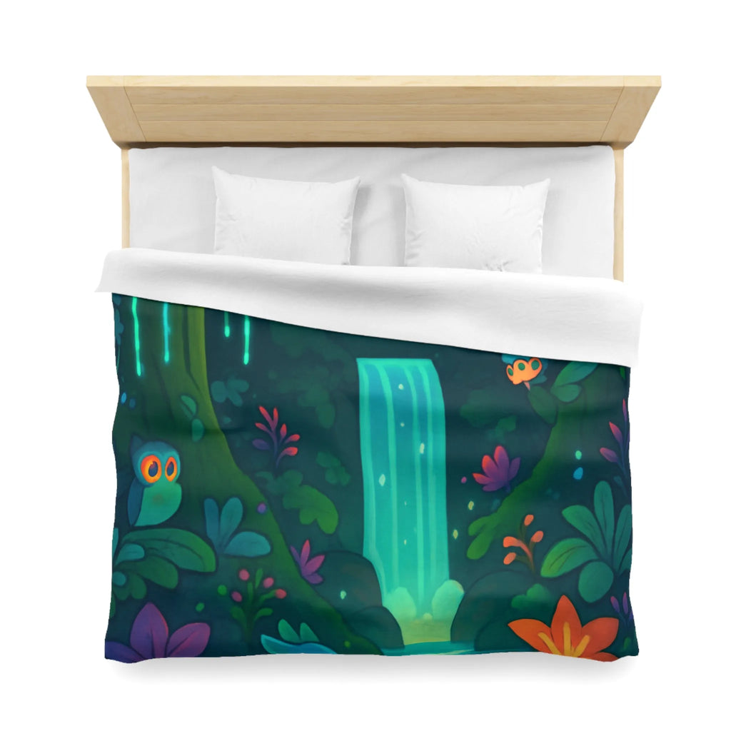 Housse de Couette Microfibre Art Graphique Contemporain Style Décoratif Chambre Tendance