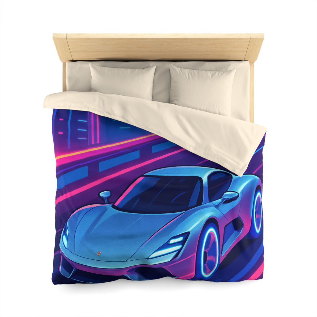 Housse de Couette Microfibre Design Artistique Moderne Décoration Chambre Confort Premium