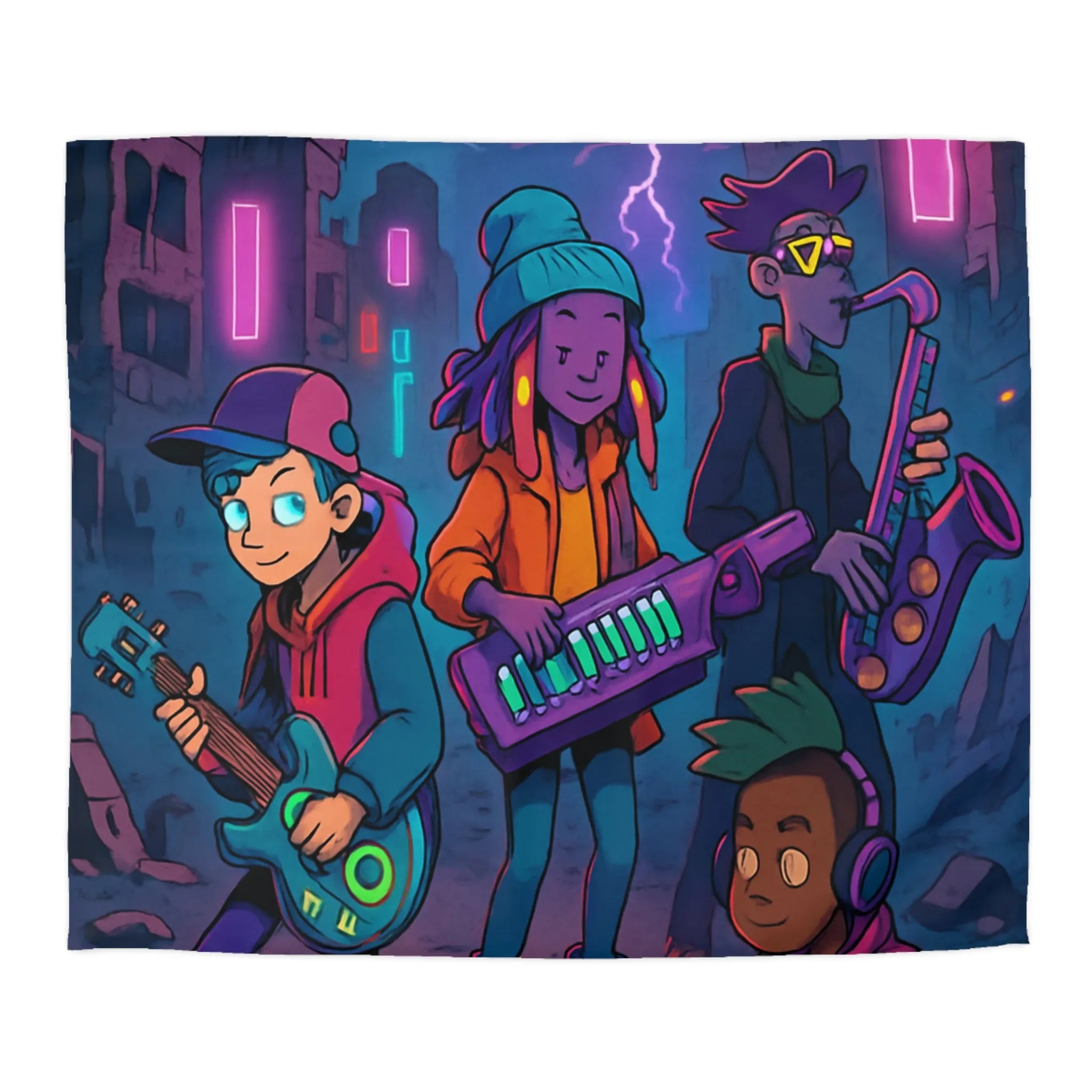 Housse de Couette Microfibre Création Artistique Moderne Design Exclusif Décoration Chambre