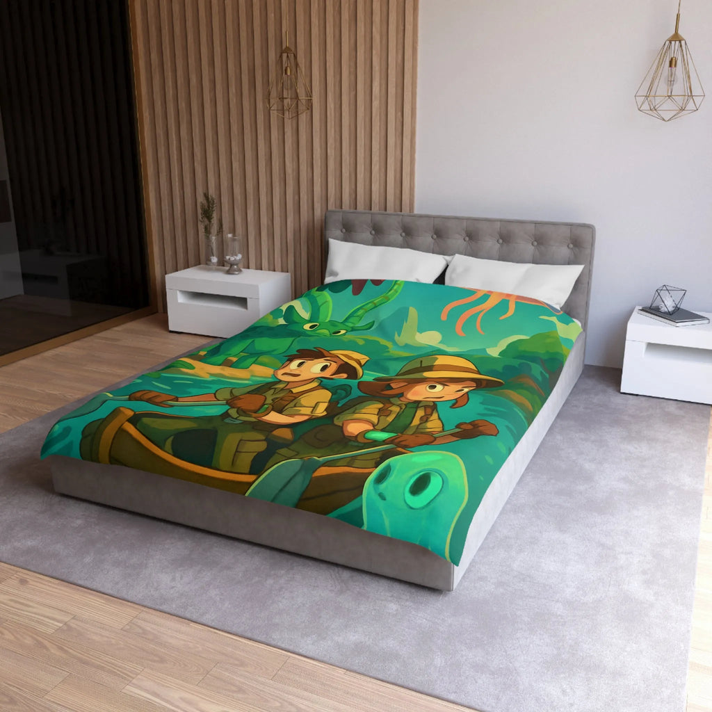 Exploration mystique en forêt tropicale avec créatures enchantées pour aventure fascinante de rêves