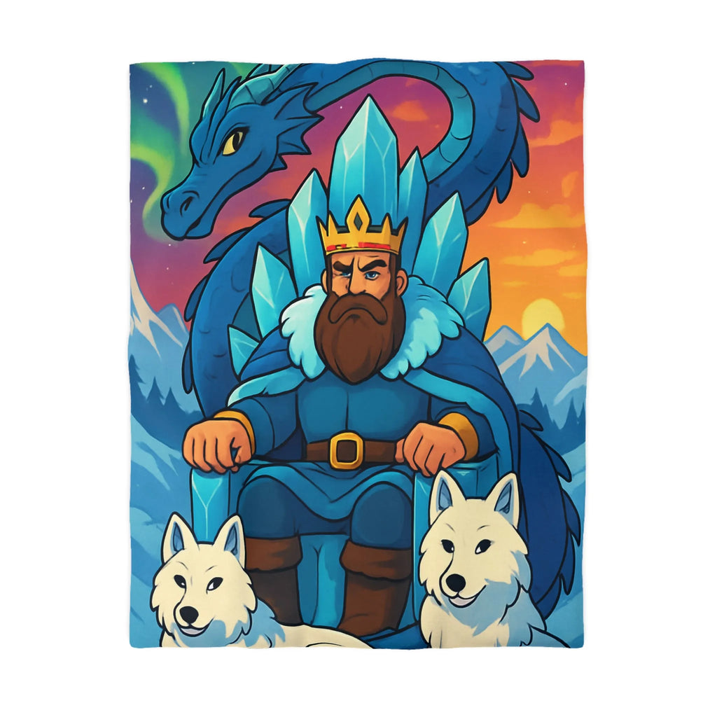 Housse de Couette Microfibre Art Graphique Contemporain Style Décoratif Chambre Tendance