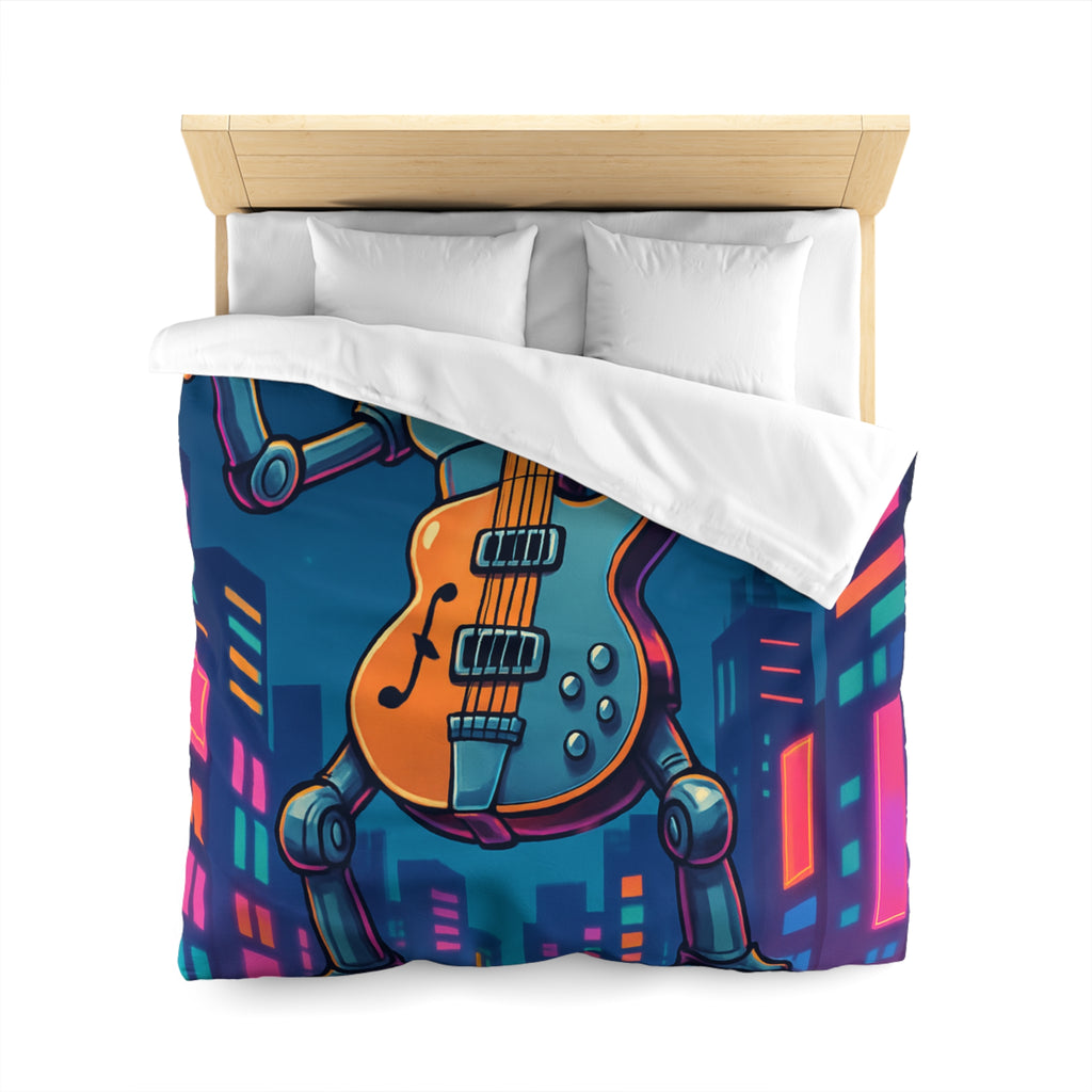 Housse de Couette Microfibre Design Artistique Moderne Décoration Chambre Confort Premium