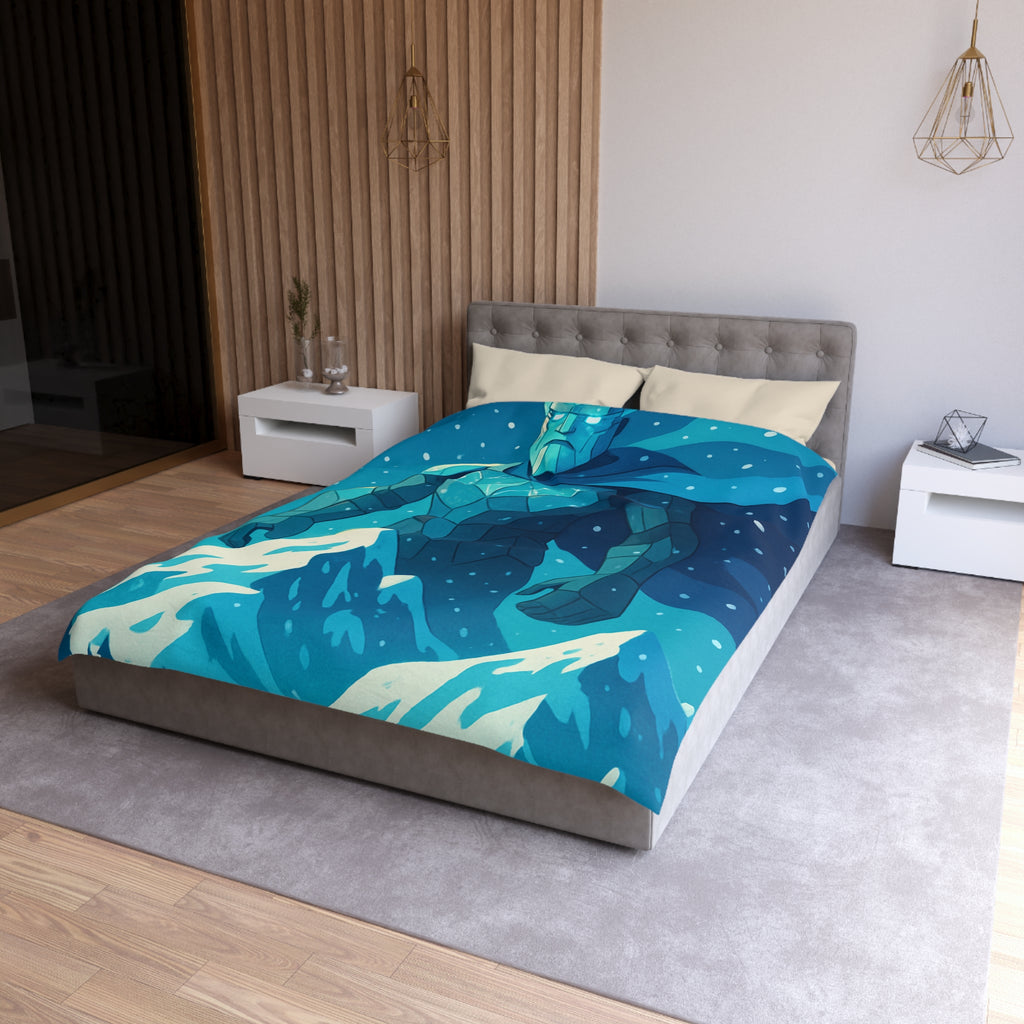 Housse de Couette Microfibre Illustration Unique Design Moderne Décoration Intérieure Raffinée