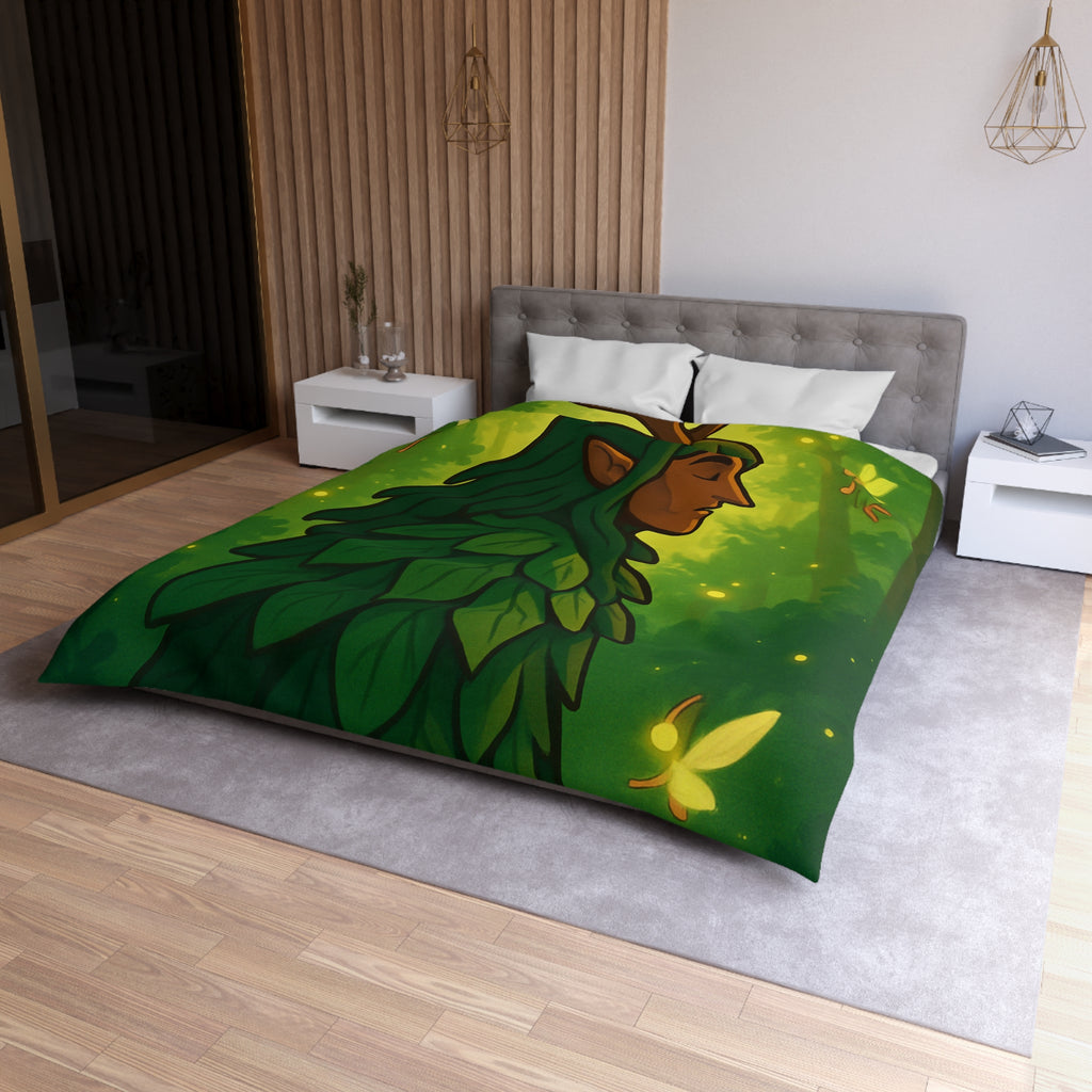 Housse de Couette Microfibre Motif Créatif Original Style Contemporain Chambre Élégante