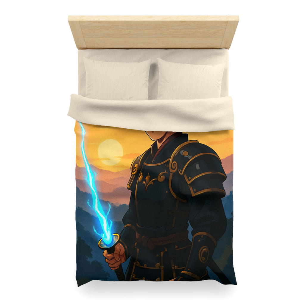 Housse de Couette Microfibre Motif Créatif Original Style Contemporain Chambre Élégante