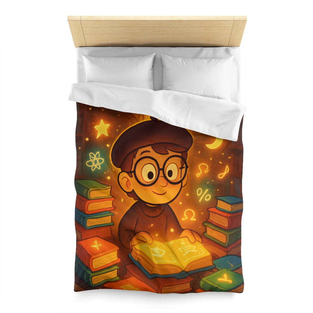 Housse de Couette Microfibre Art Graphique Contemporain Style Décoratif Chambre Tendance