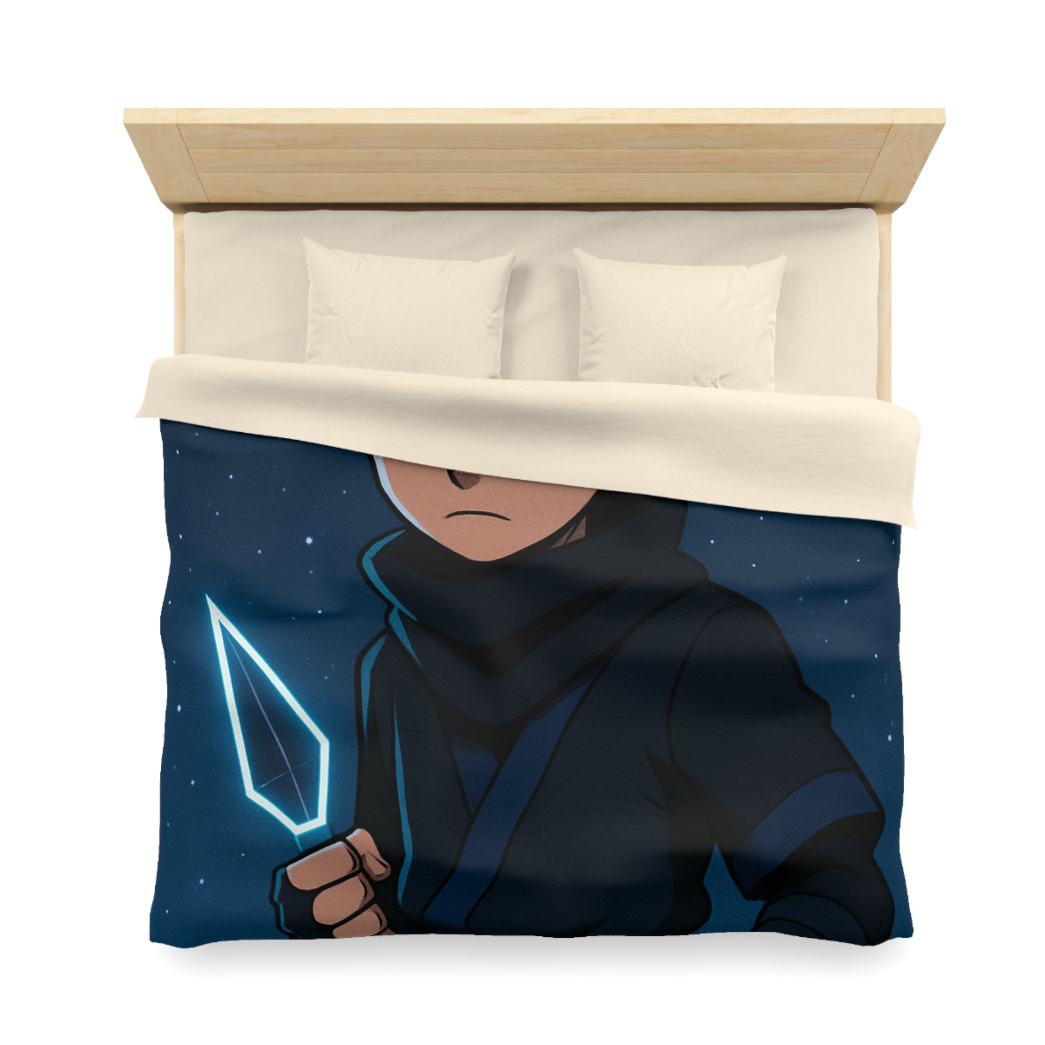 Housse de Couette Microfibre Illustration Unique Design Moderne Décoration Intérieure Raffinée