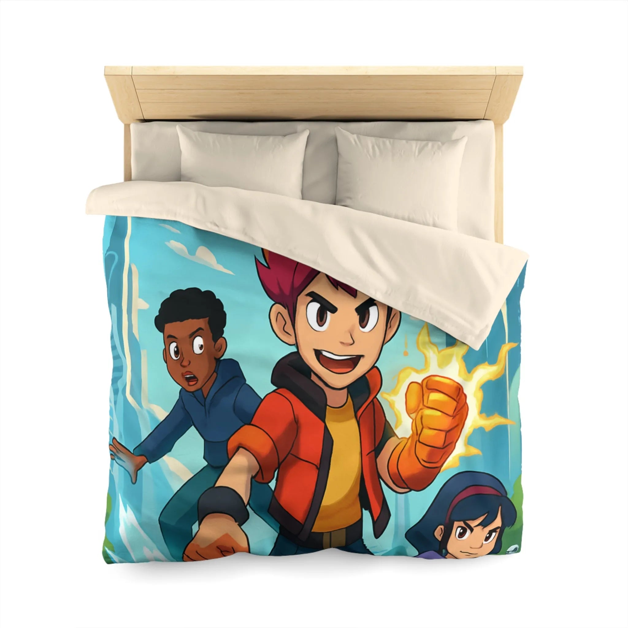 Housse de Couette Microfibre Création Artistique Moderne Design Exclusif Décoration Chambre