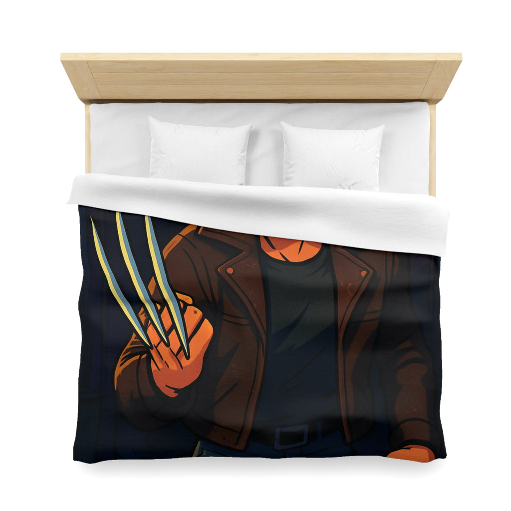 Housse de Couette Microfibre Illustration Unique Design Moderne Décoration Intérieure Raffinée