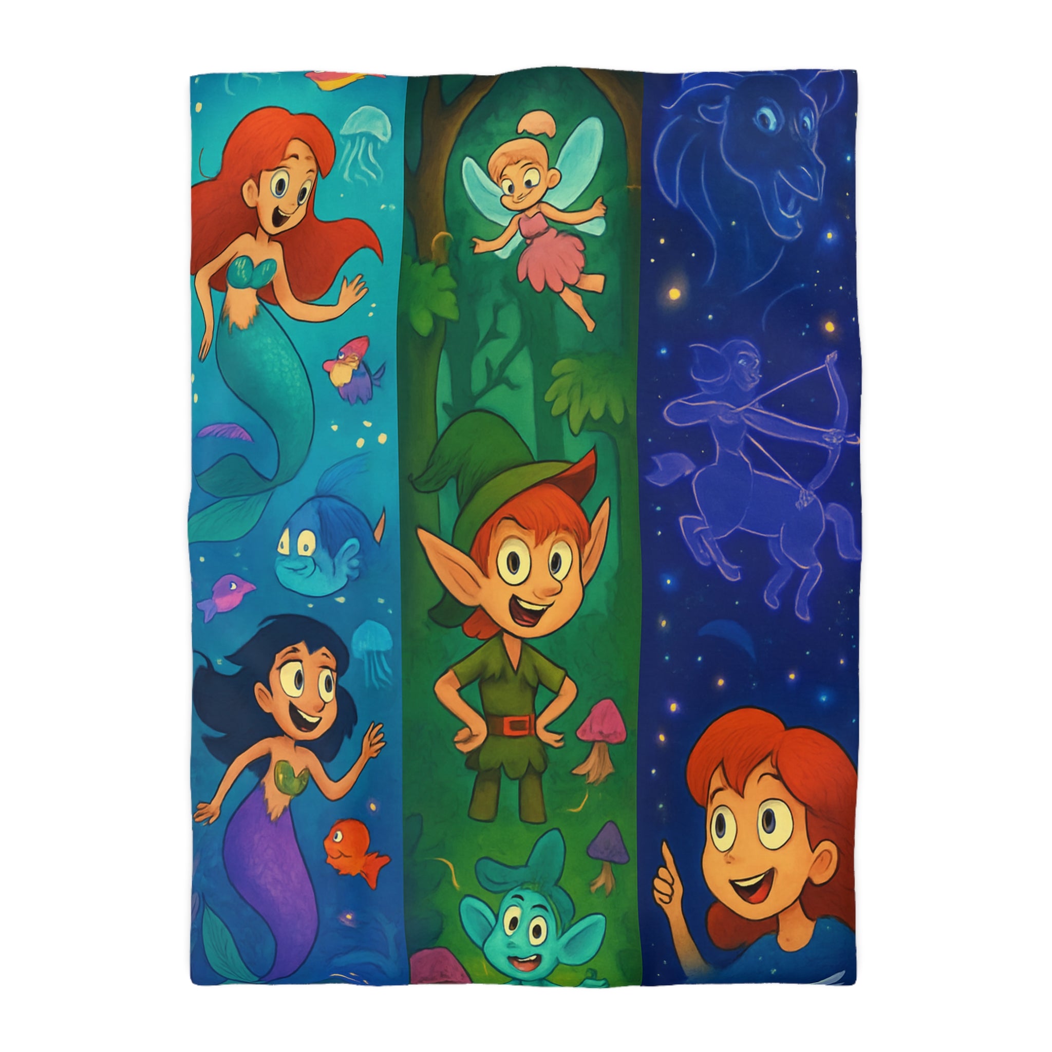 Housse de Couette Microfibre Création Artistique Moderne Design Exclusif Décoration Chambre