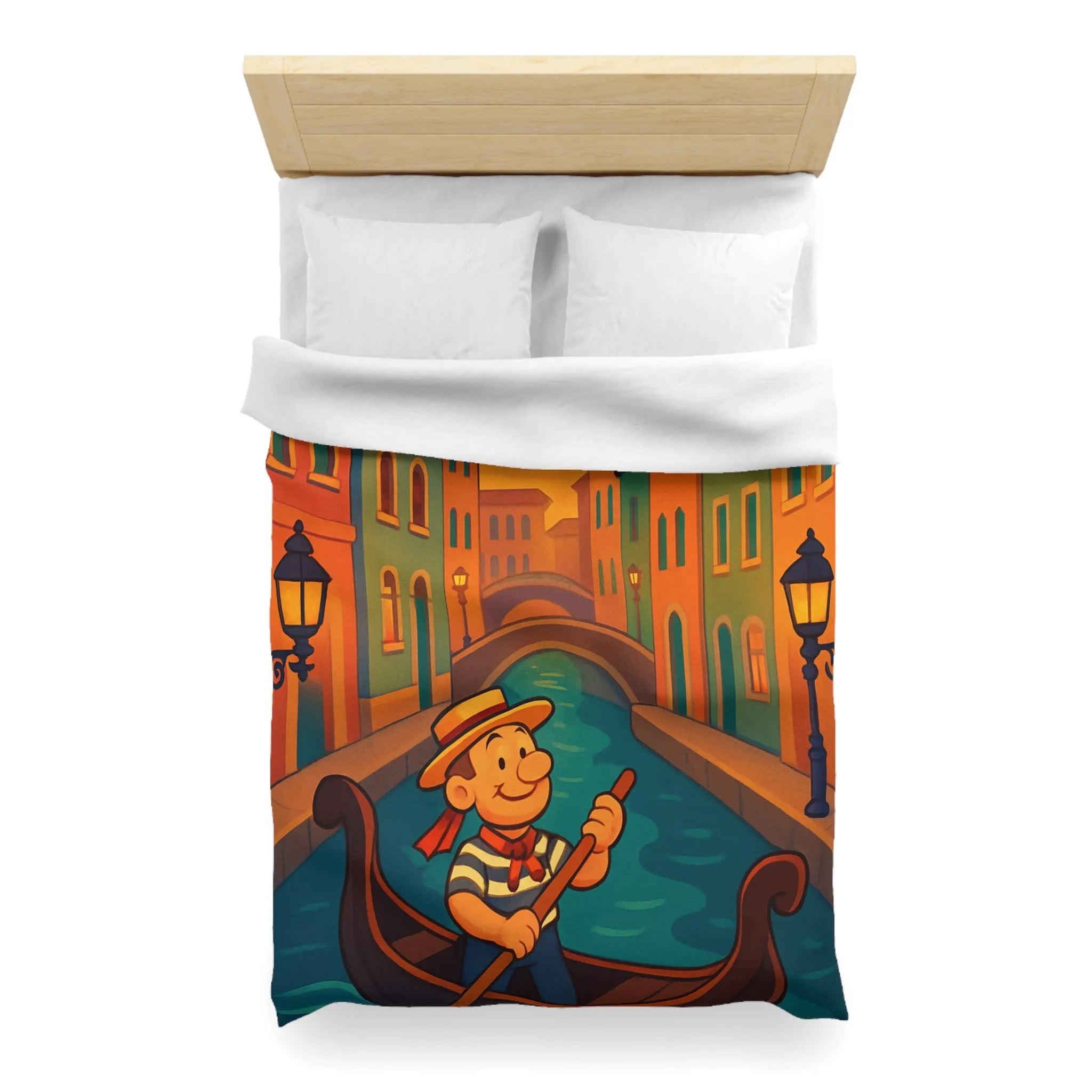 Housse de Couette Microfibre Création Artistique Moderne Design Exclusif Décoration Chambre