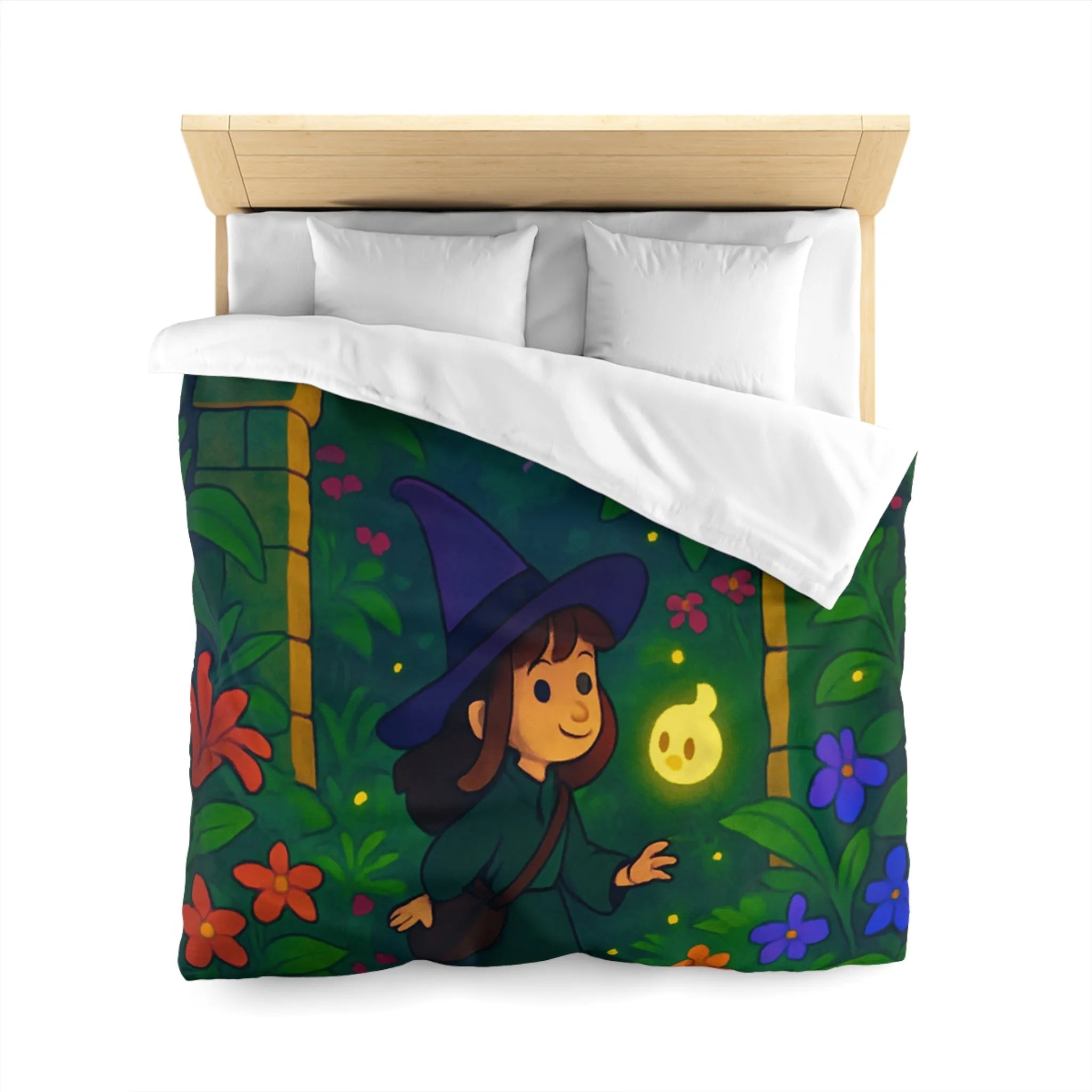 Enchantez votre chambre avec une housse de couette magique et lumineuse pour enfants