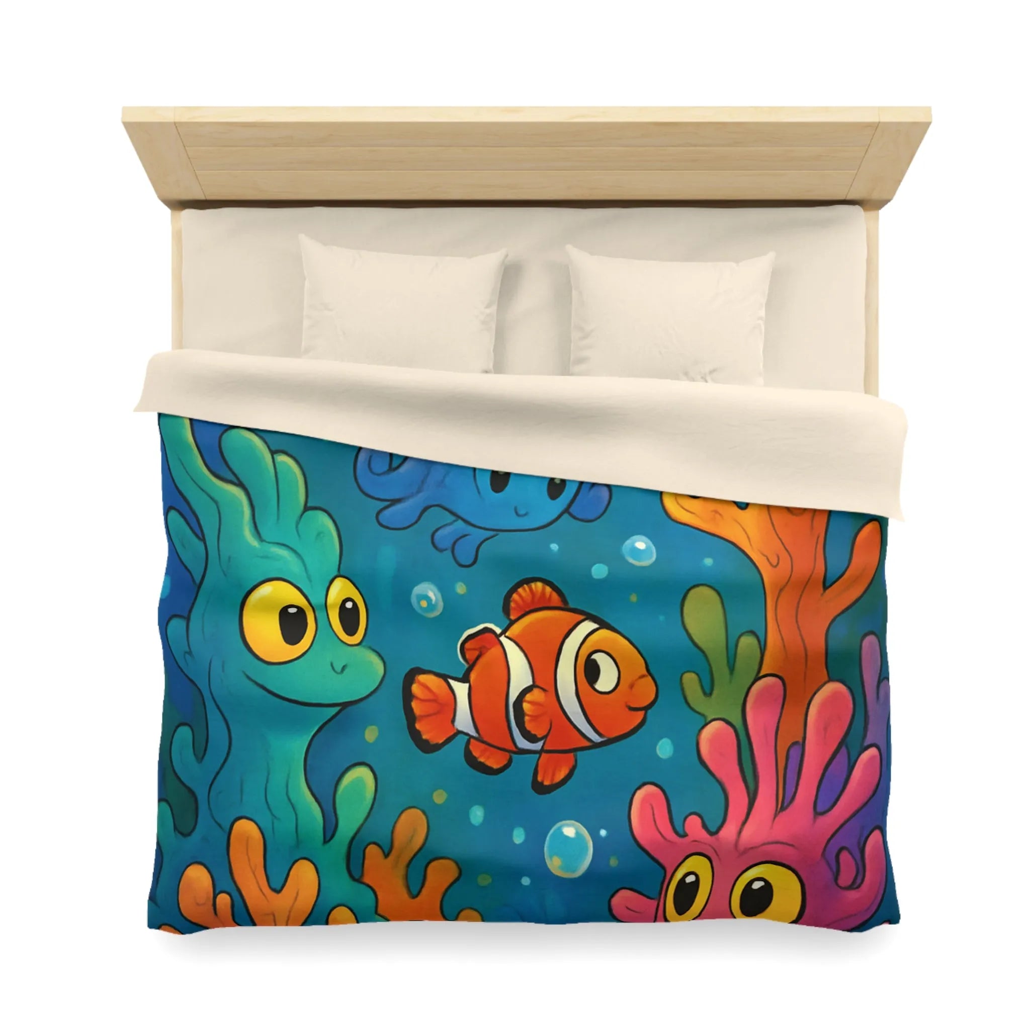 Explorez un Récif Abondant avec Poissons Sourire pour Chambre Enfant Enchantée