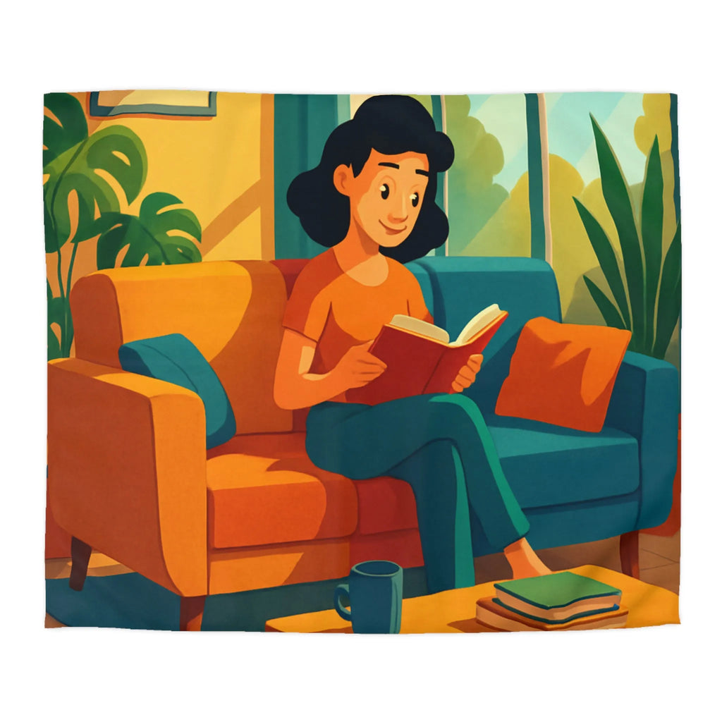 Housse de couette colorée pour ambiance chaleureuse inspirée de l'art moderne et rétro