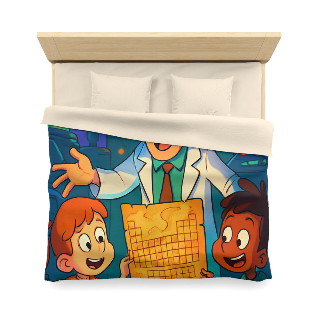 Housse de Couette Microfibre Motif Créatif Original Style Contemporain Chambre Élégante