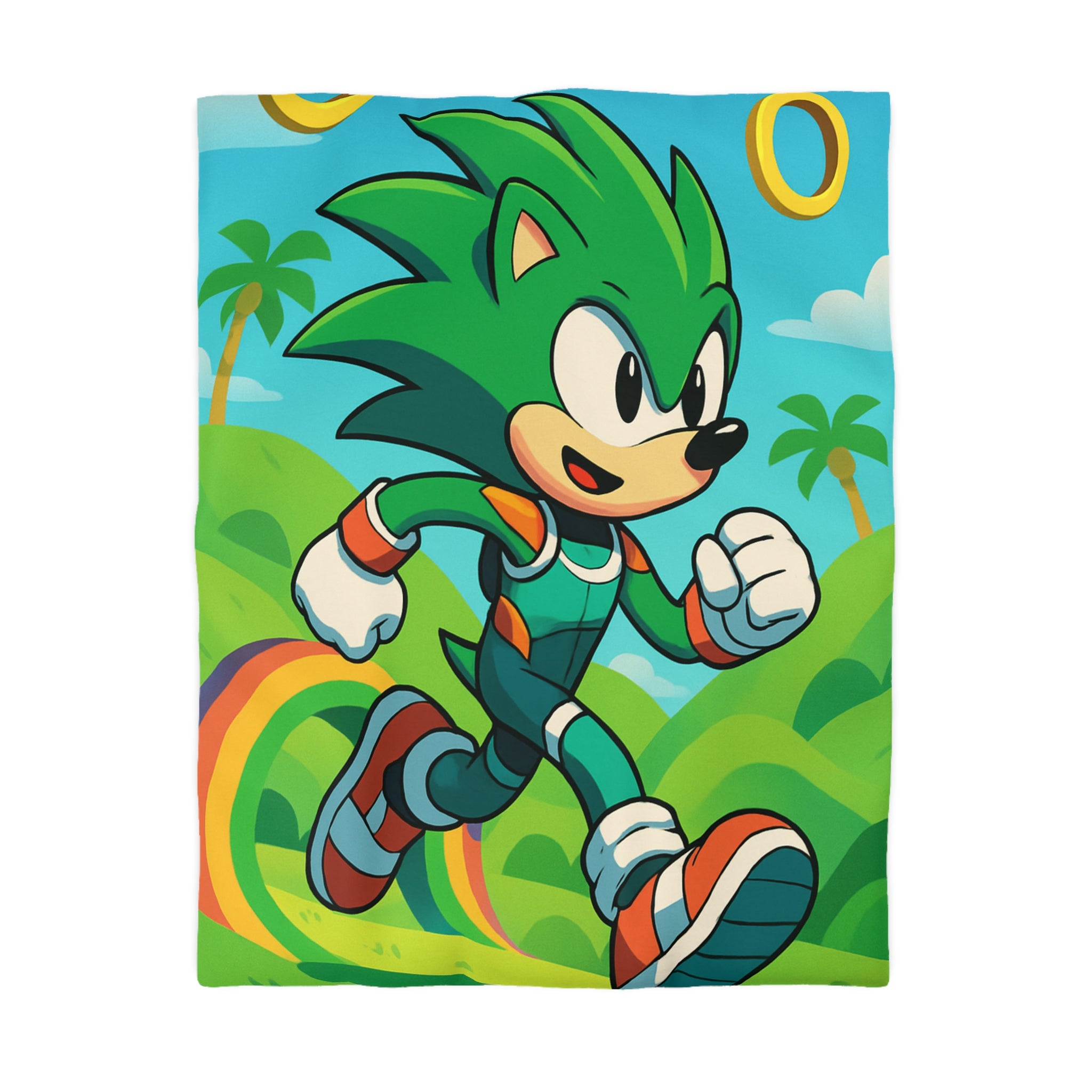 Housse de Couette Microfibre Motif Créatif Original Style Contemporain Chambre Élégante