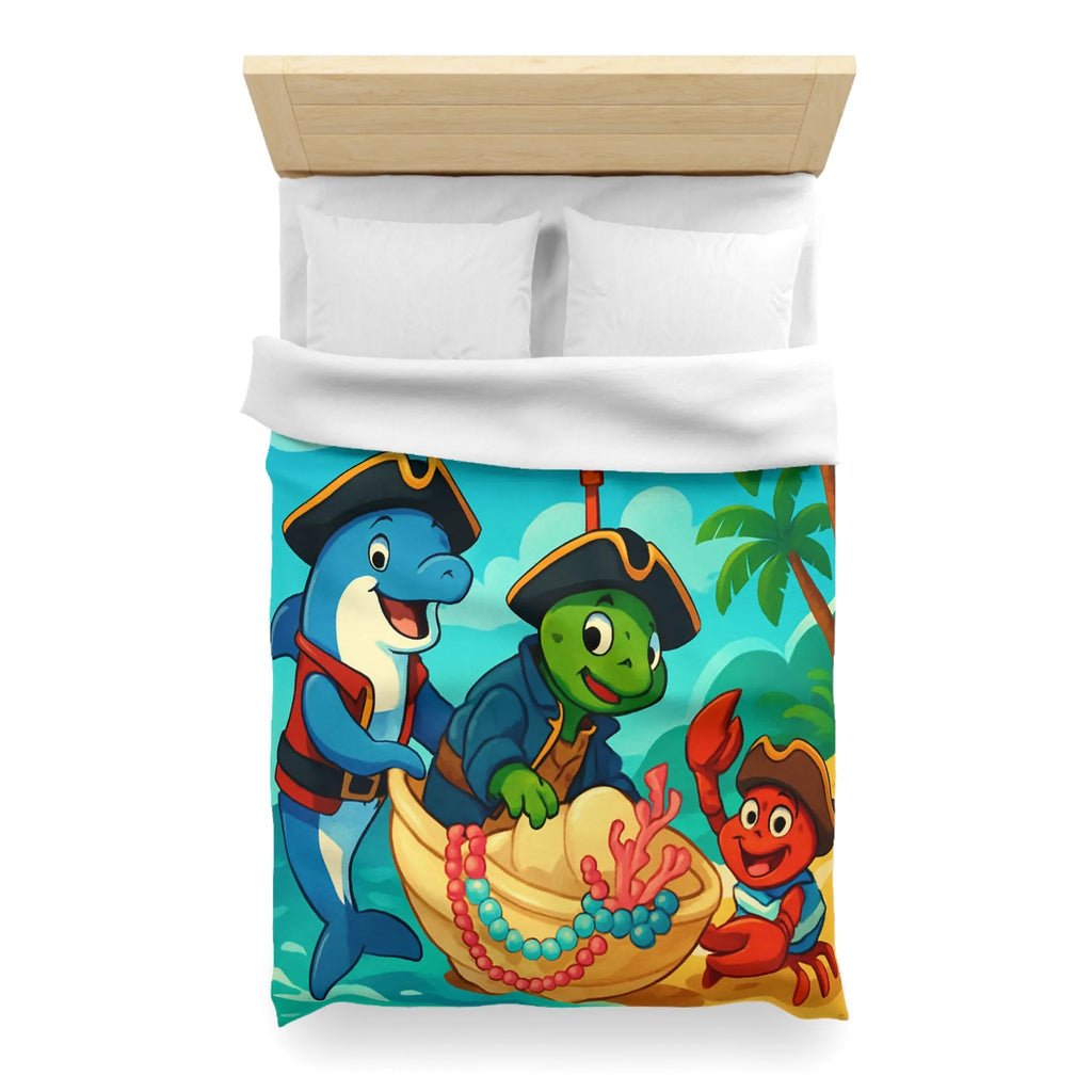 Ensemble pirate océanique pour chambre enfant avec animaux marins en costumes colorés