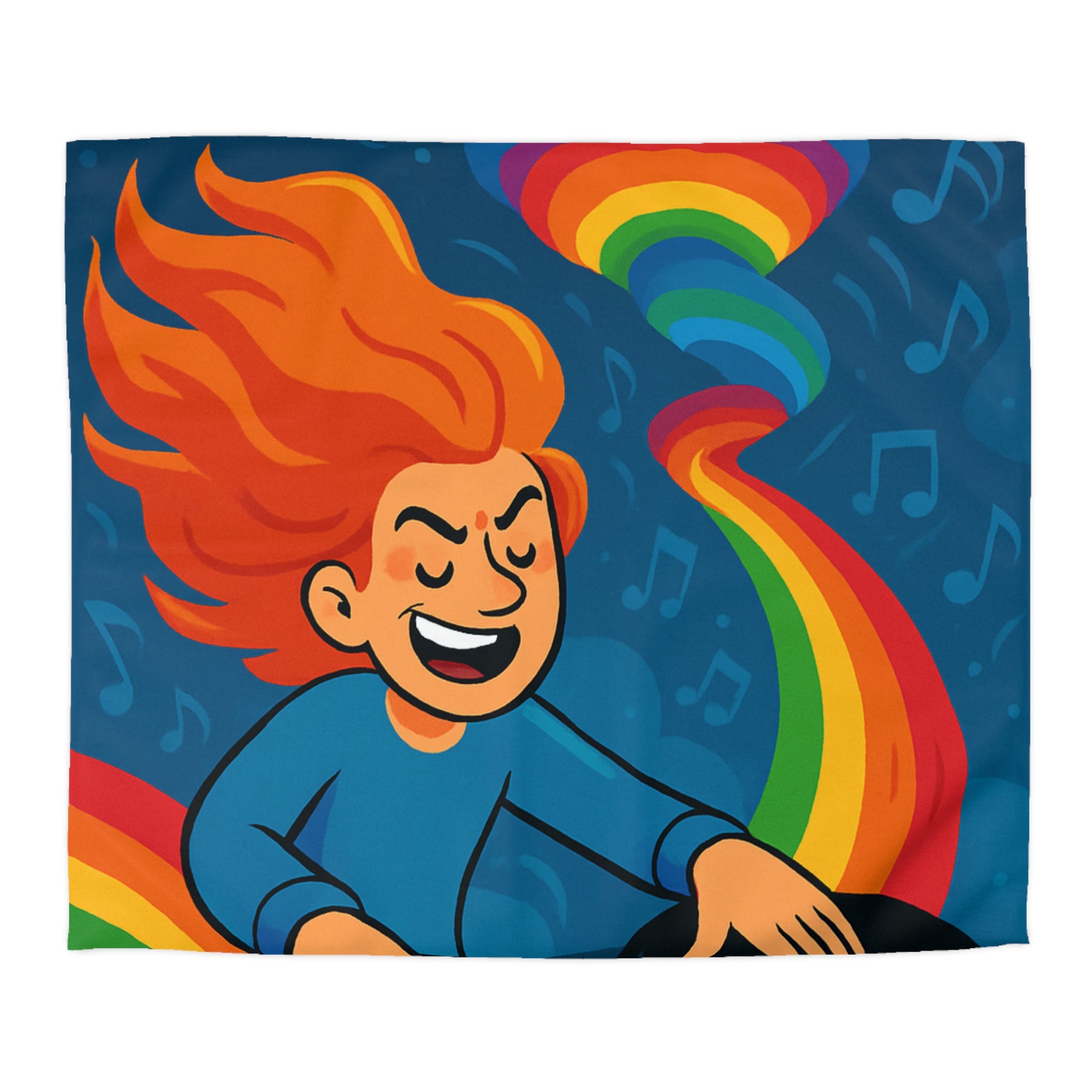 Housse de Couette Microfibre Design Artistique Moderne Décoration Chambre Confort Premium