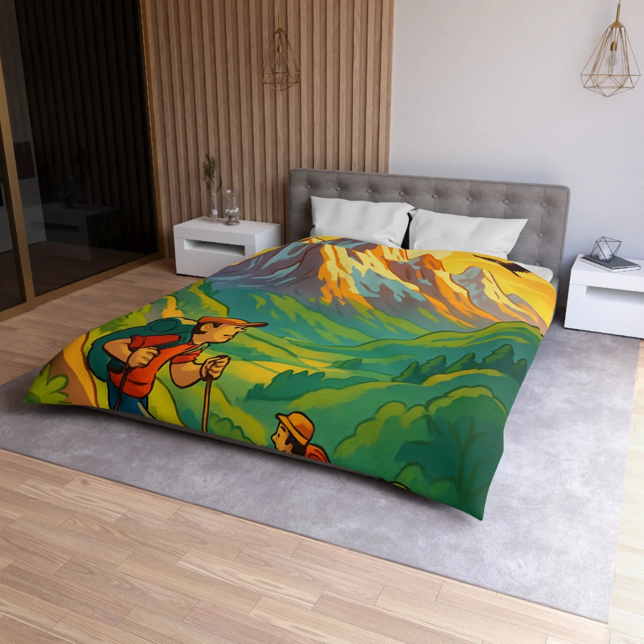 Explorez les sommets alpins en randonnée avec des aigles majestueux et un lever de soleil