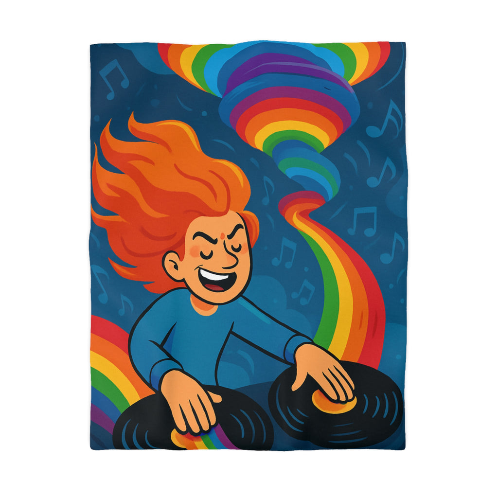 Housse de Couette Microfibre Design Artistique Moderne Décoration Chambre Confort Premium