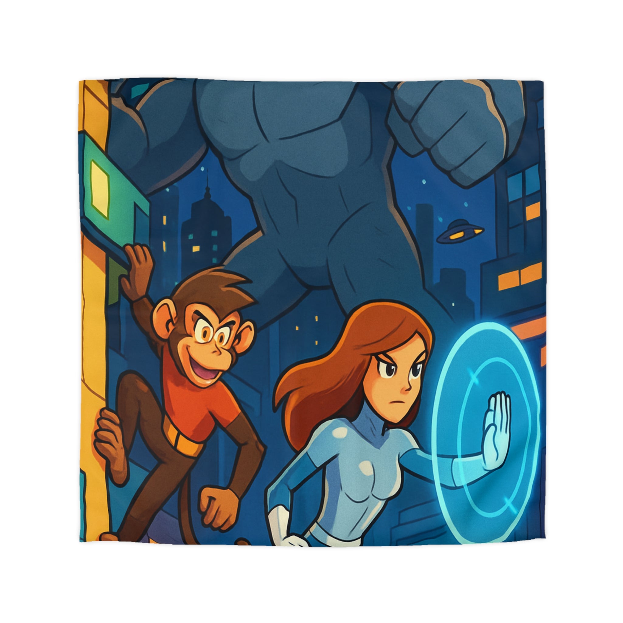 Housse de Couette Microfibre Création Artistique Moderne Design Exclusif Décoration Chambre