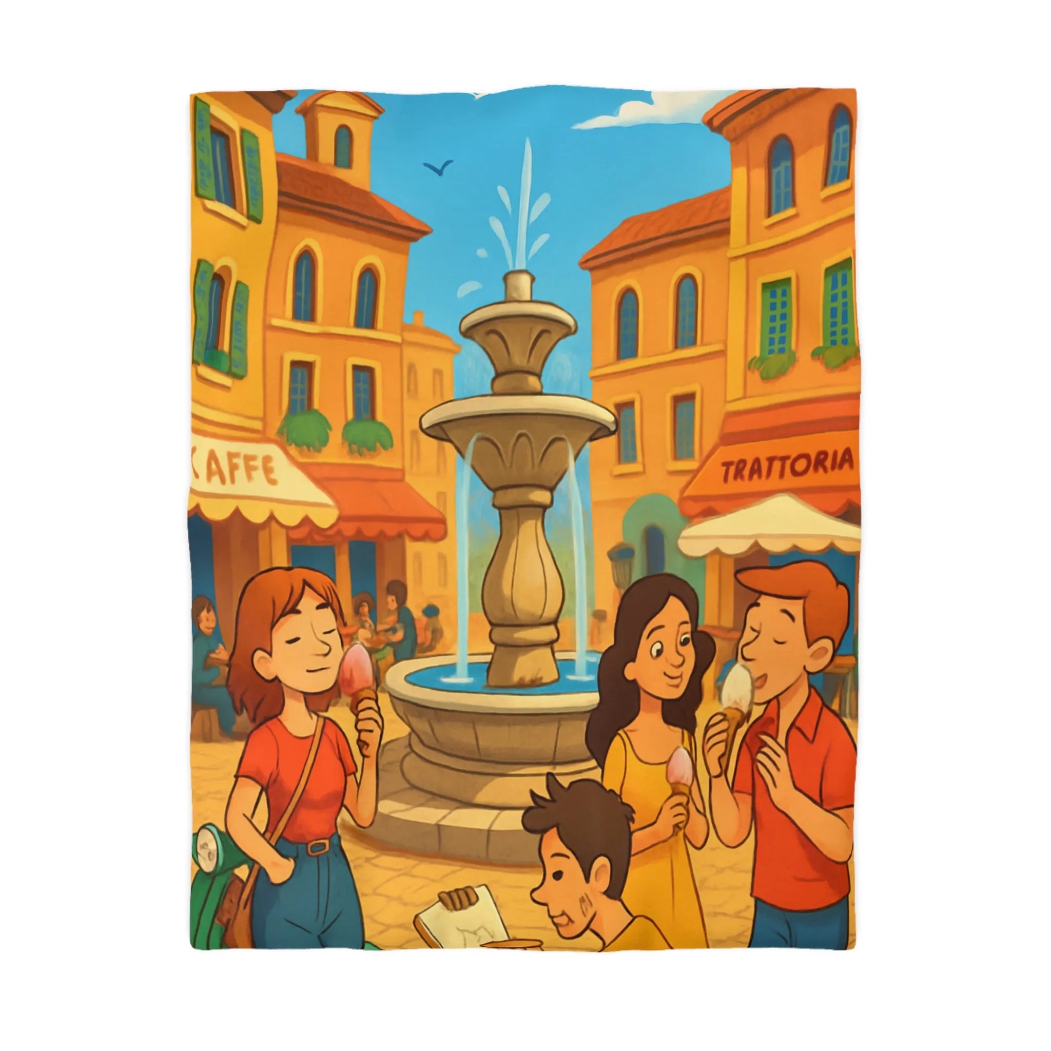 Housse de Couette Microfibre Création Artistique Moderne Design Exclusif Décoration Chambre