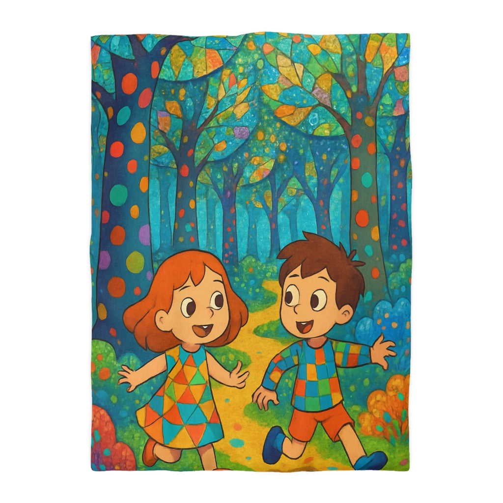 Housse de Couette Microfibre Création Artistique Moderne Design Exclusif Décoration Chambre