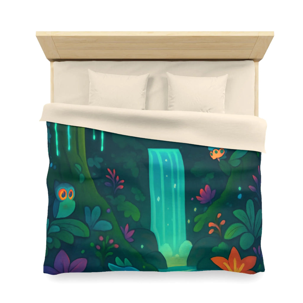 Housse de Couette Microfibre Art Graphique Contemporain Style Décoratif Chambre Tendance