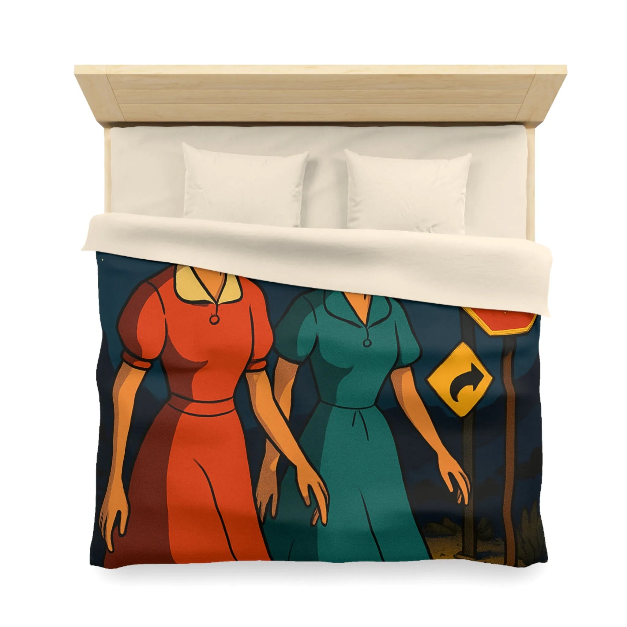 Housse de Couette Microfibre Création Artistique Moderne Design Exclusif Décoration Chambre