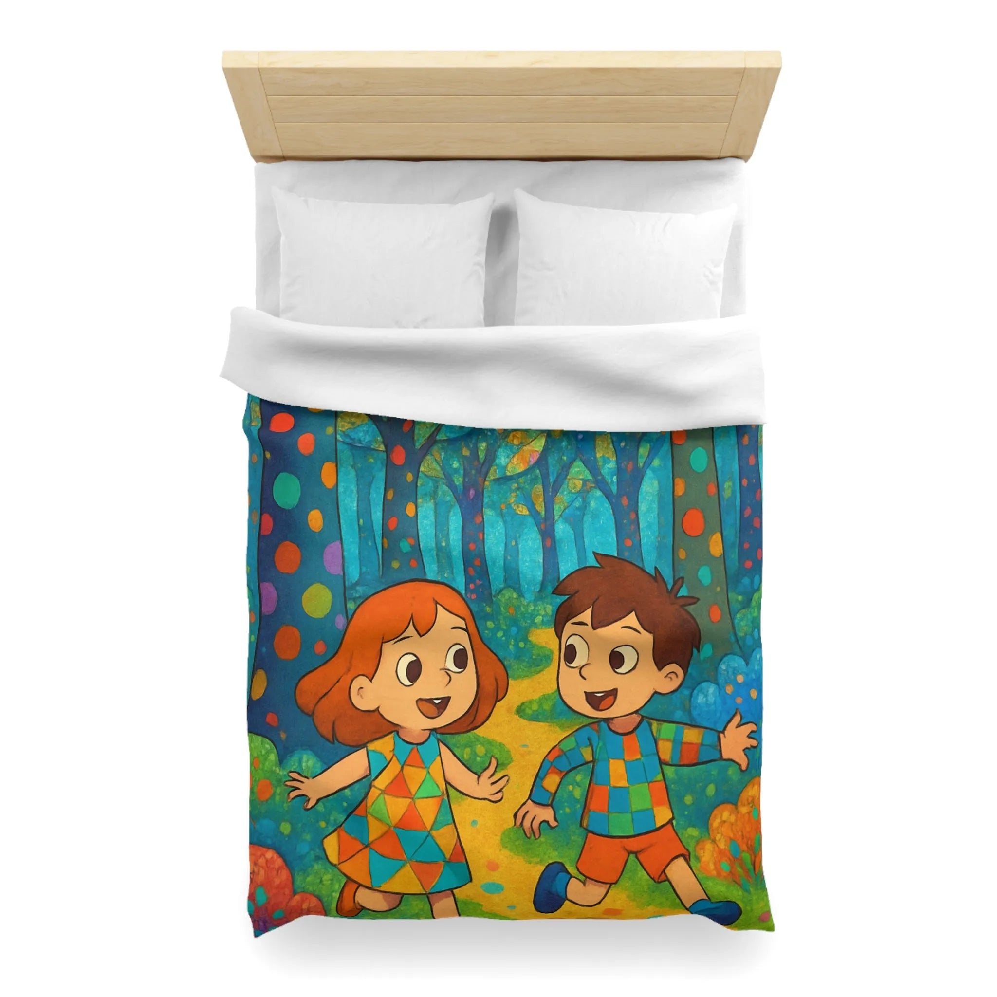 Housse de Couette Microfibre Création Artistique Moderne Design Exclusif Décoration Chambre