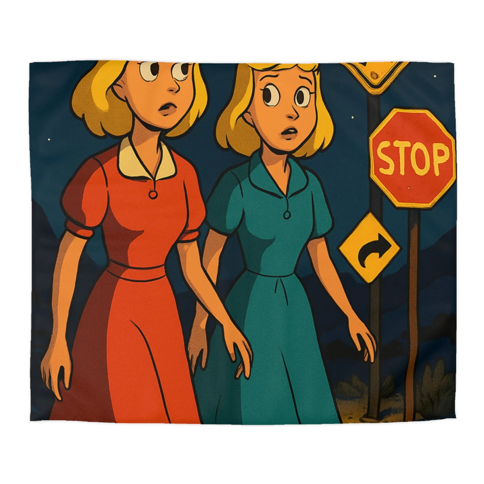 Housse de Couette Microfibre Création Artistique Moderne Design Exclusif Décoration Chambre