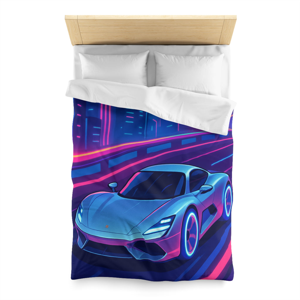 Housse de Couette Microfibre Design Artistique Moderne Décoration Chambre Confort Premium