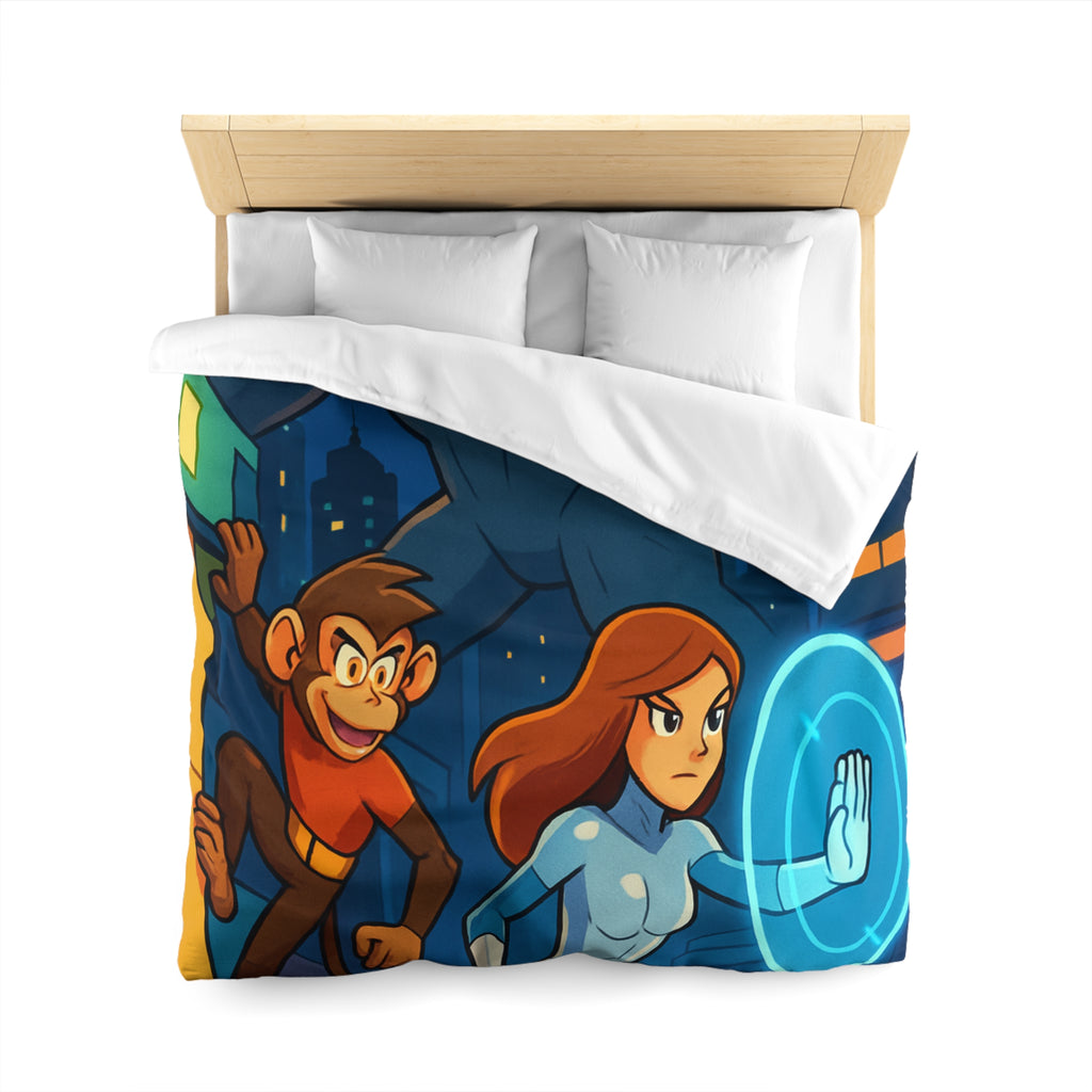 Housse de Couette Microfibre Création Artistique Moderne Design Exclusif Décoration Chambre