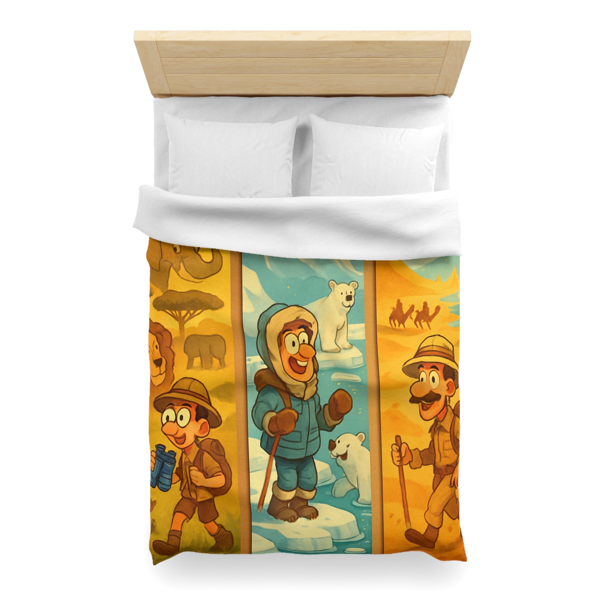 Housse de Couette Microfibre Création Artistique Moderne Design Exclusif Décoration Chambre