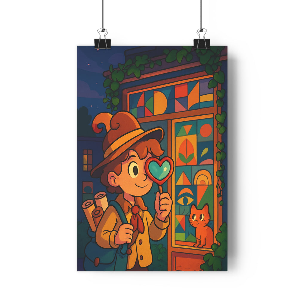 Poster décoratif cartoon coloré joyeux aventure chambre enfant salon qualité artistique moderne unique qualité