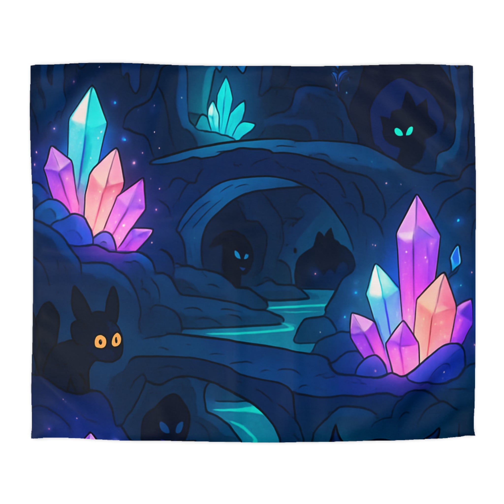 Housse de Couette Microfibre Motif Créatif Original Style Contemporain Chambre Élégante