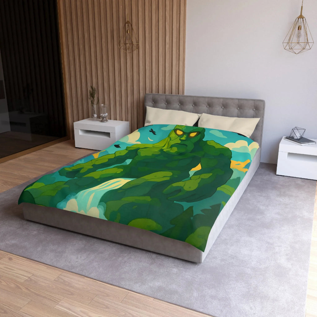 Housse de couette géant naturel envoûtant, idéale pour une chambre à thème nature