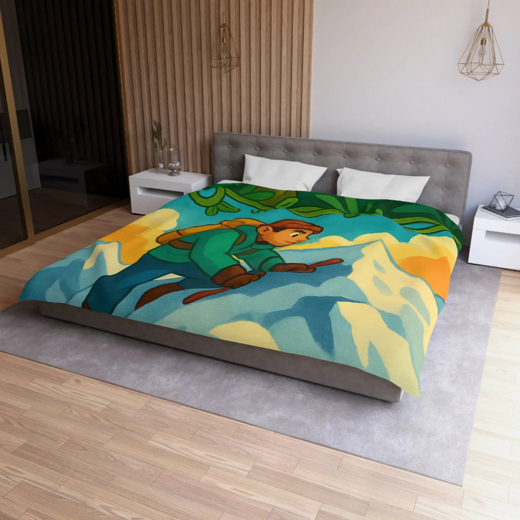 Housse de Couette Microfibre Création Artistique Moderne Design Exclusif Décoration Chambre