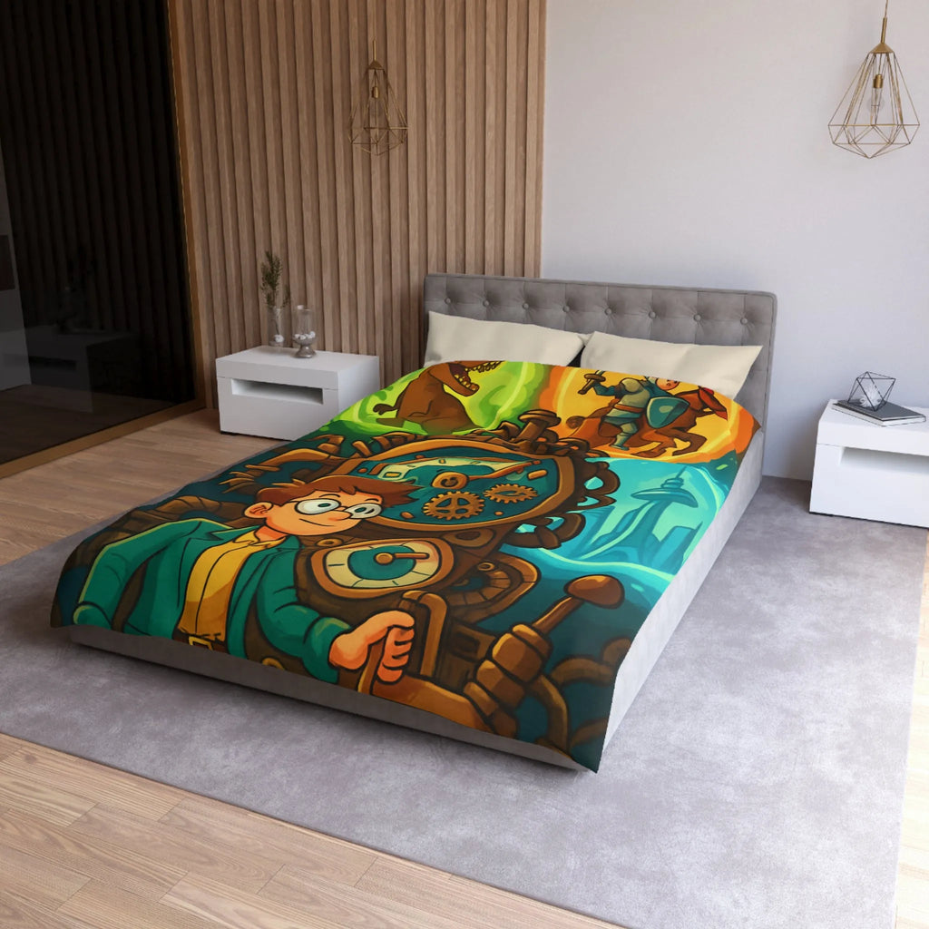 Housse de Couette Fantastique avec Aventure dans le Temps et Exploration de Mystères