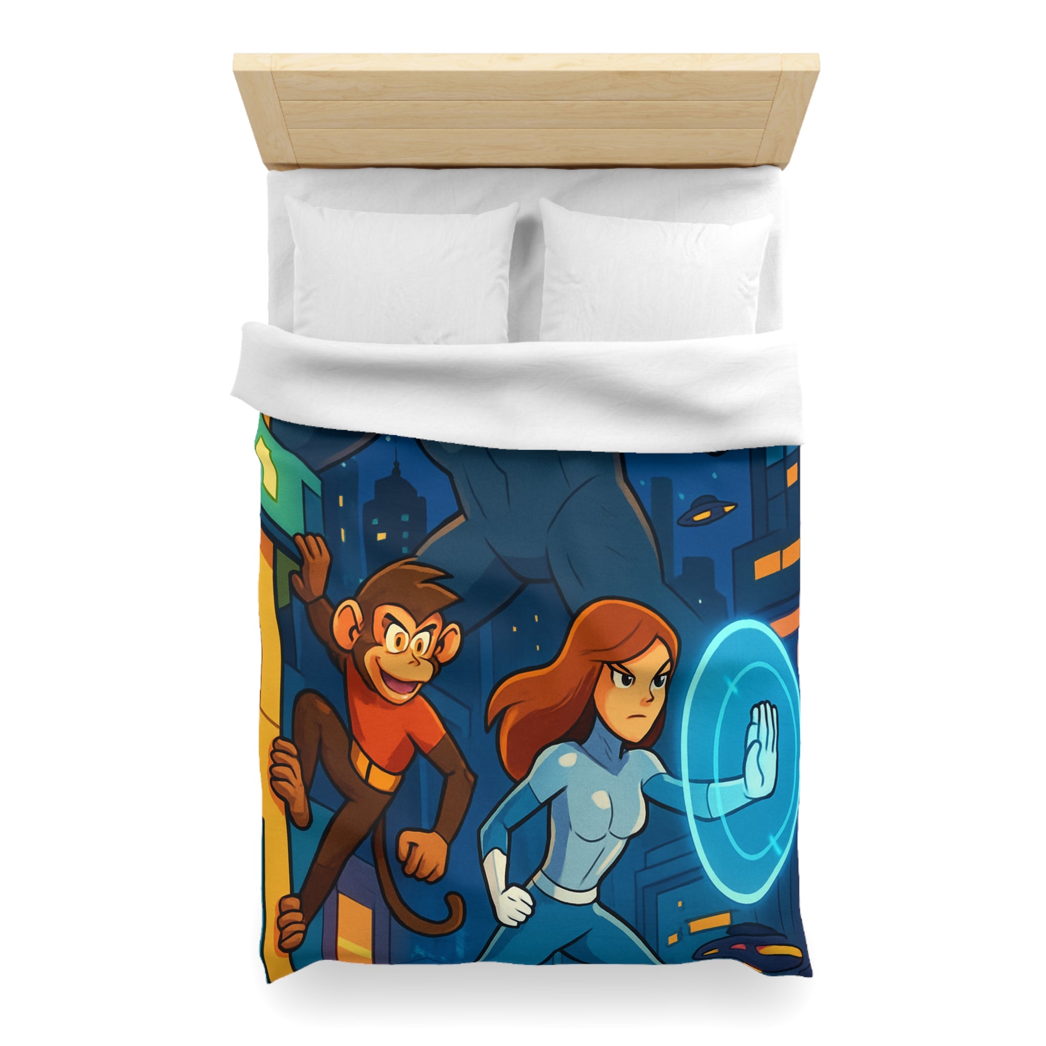 Housse de Couette Microfibre Création Artistique Moderne Design Exclusif Décoration Chambre