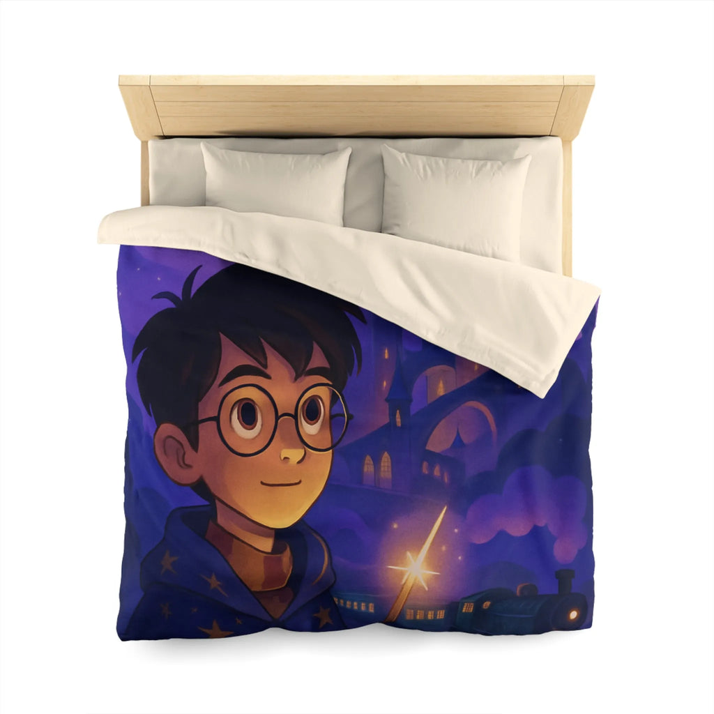 Housse de Couette Microfibre Art Graphique Contemporain Style Décoratif Chambre Tendance