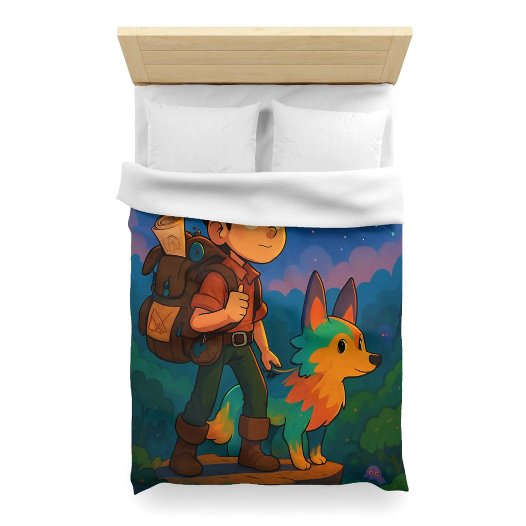 Housse de Couette Microfibre Création Artistique Moderne Design Exclusif Décoration Chambre