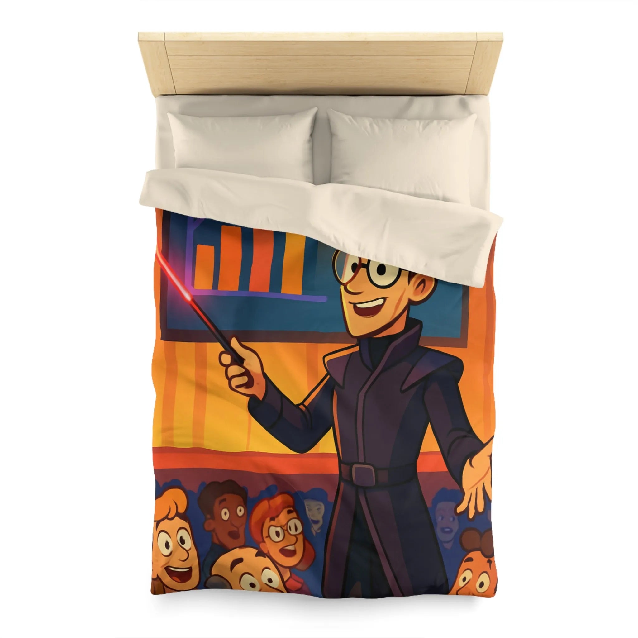 Housse de Couette Microfibre Création Artistique Moderne Design Exclusif Décoration Chambre