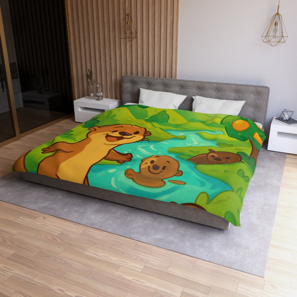 Housse de Couette Microfibre Création Artistique Moderne Design Exclusif Décoration Chambre