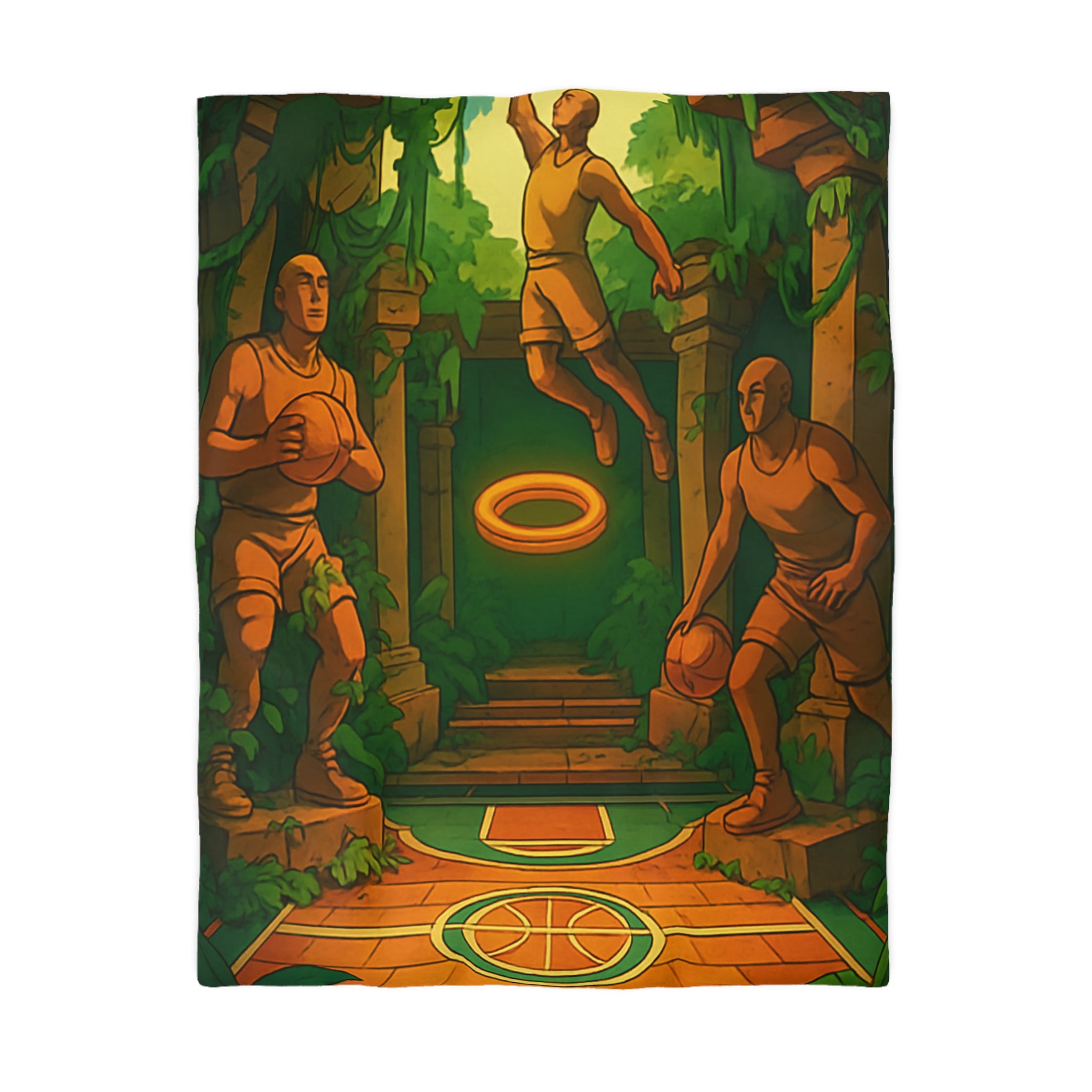 Housse de Couette Microfibre Illustration Unique Design Moderne Décoration Intérieure Raffinée