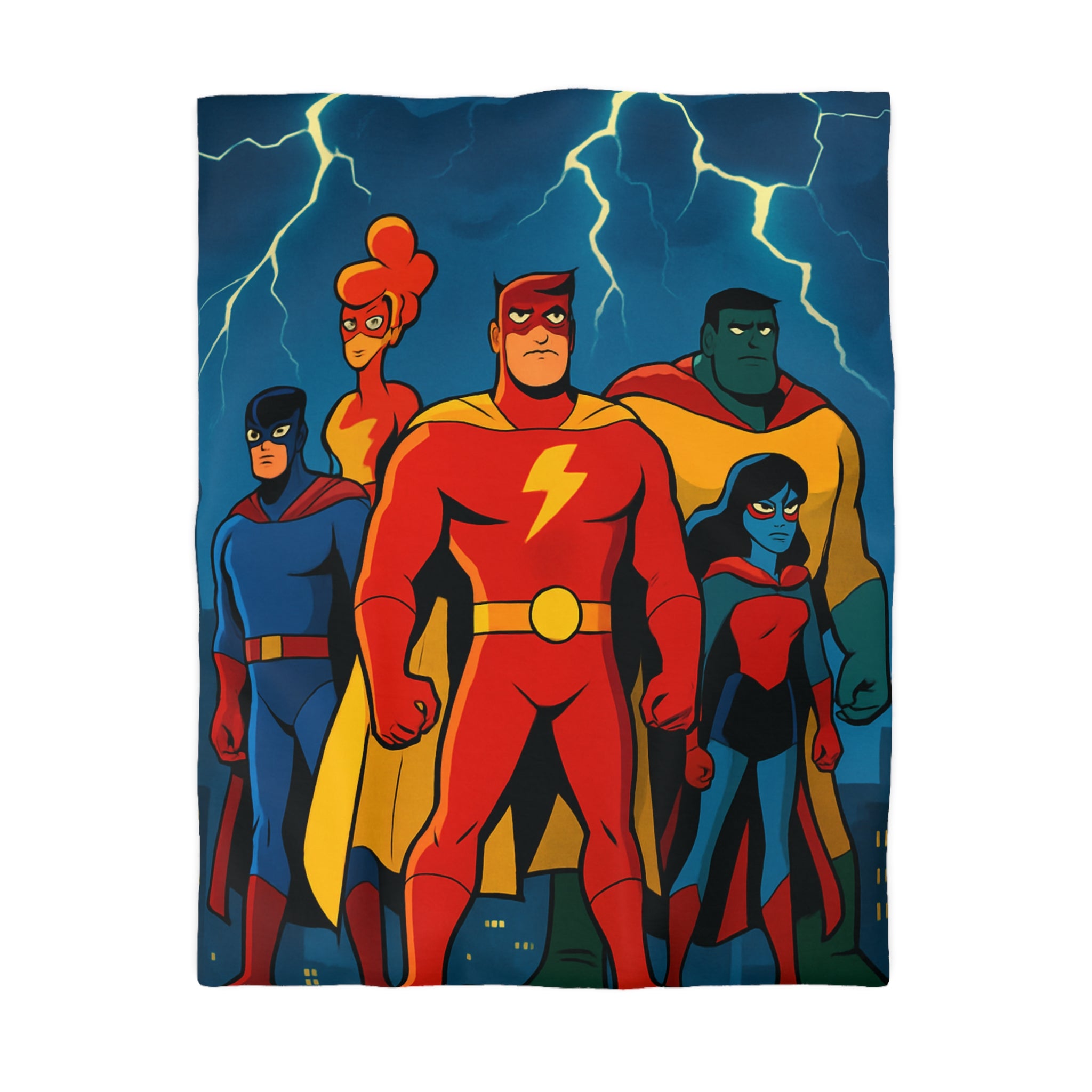 Housse de Couette Microfibre Design Artistique Moderne Décoration Chambre Confort Premium