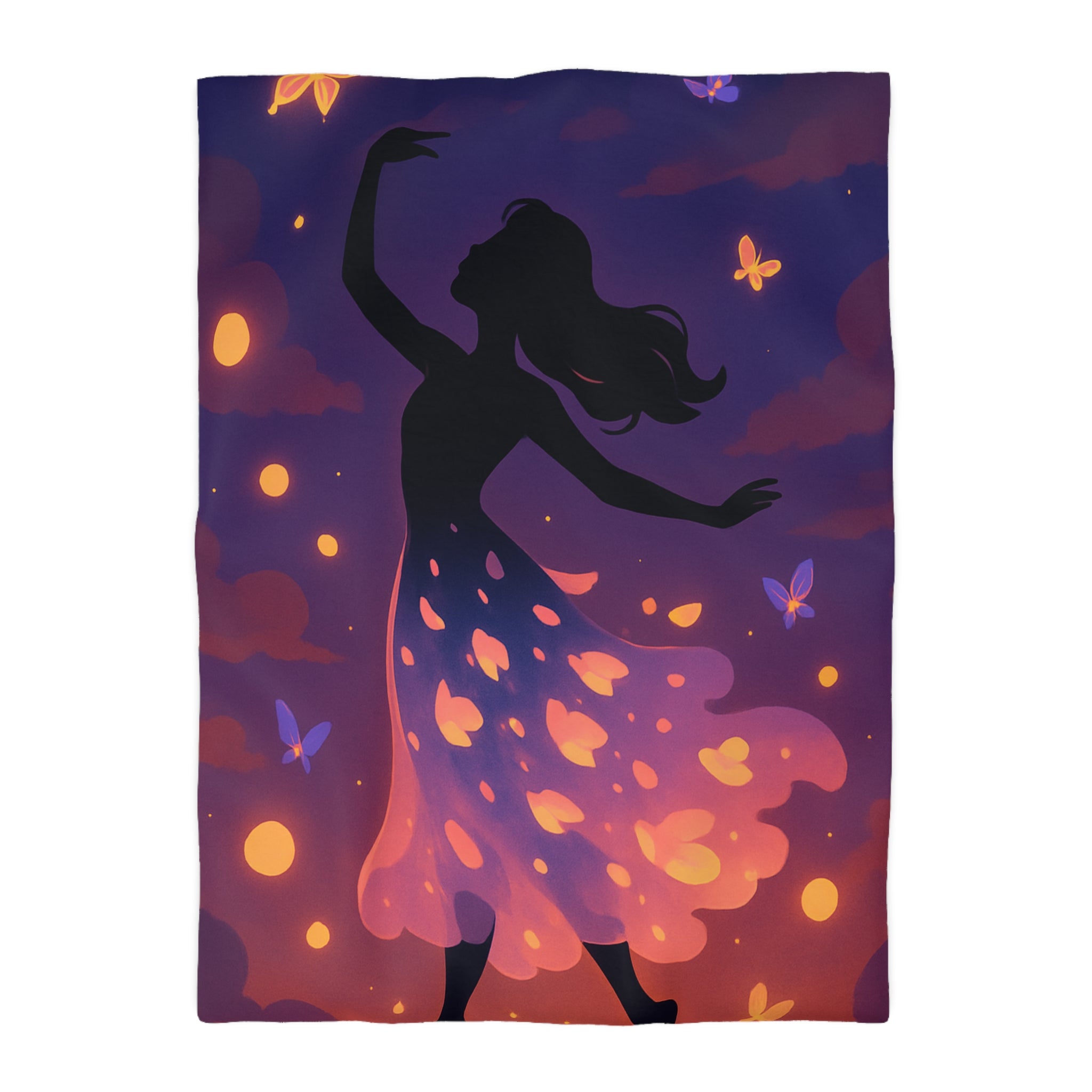 Housse de Couette Microfibre Design Artistique Moderne Décoration Chambre Confort Premium